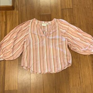 Anthropologie Maeve Balloon Sleeve Shirt